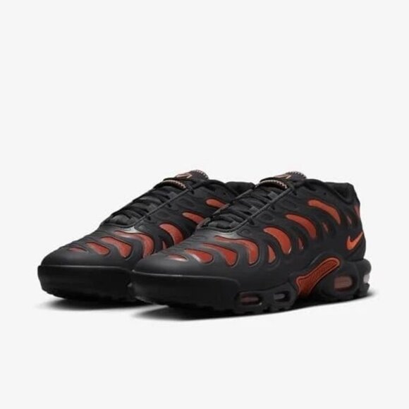 New Nike Air Max Plus Drift Men's Running Shoes Black Dragon Red Size 9 - Picture 5 of 5